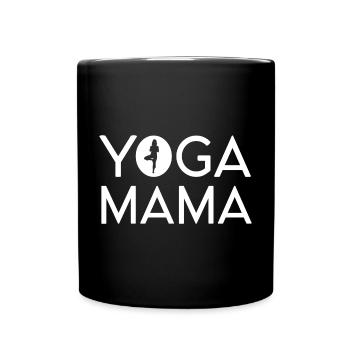 Yoga Mama - Idée cadeau yoga - Mug uni - noir - Devant