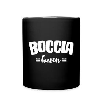 Bocciaspieler Legende Boccia Queen Kugeln Boccia - Tasse einfarbig - Schwarz - Vorne
