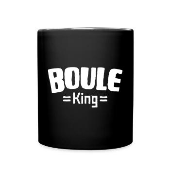 Boules Roi Boules pour Bouler Boccia Jeu Botcha - Mug uni - noir - Devant