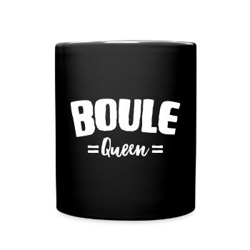 Boules Boules Queen pour Bouler Boccia Jeu Botcha - Mug uni - noir - Devant
