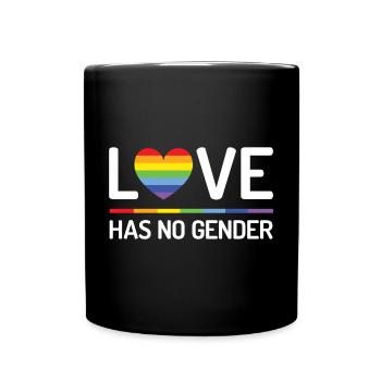Pride Month - Love Has No Gender - Full Colour Mug - black - Front