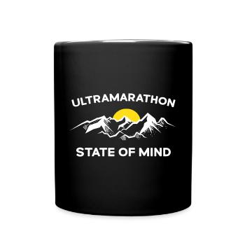 Ultramarathon - Gemütszustand - Tasse einfarbig - Schwarz - Vorne