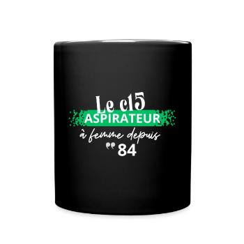 Le c15 aspirateur à femmes cadeau c15 du seigneur - Mug uni - noir - Devant
