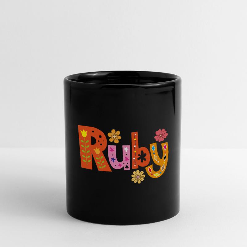 Personalized Ruby Name Full Colour Mug
