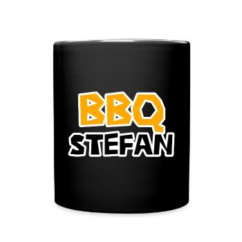 STEFAN BBQ Designer - Tasse einfarbig - Schwarz - Vorne