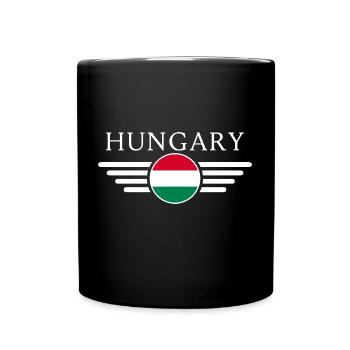 J’adore la Hongrie - Mug uni - noir - Devant