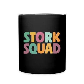 Stork Squad Labor & Delivery Nurse - Tasse einfarbig - Schwarz - Vorne