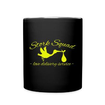 Stork Squad Labor & Delivery Nurse - Tasse einfarbig - Schwarz - Vorne