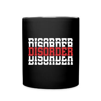 T-Shirt Unordnung Gestapelter Text Geschenk T-Shirt - Tasse einfarbig - Schwarz - Vorne