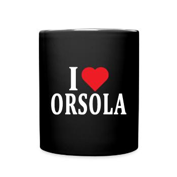 t-shirt I love Ursula t-shirt gift idea - Full Colour Mug - black - Front