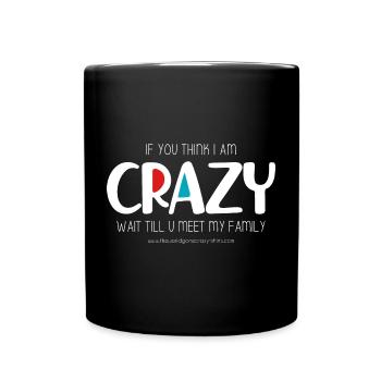 Je suis fou (sombre) - Mug uni - noir - Devant