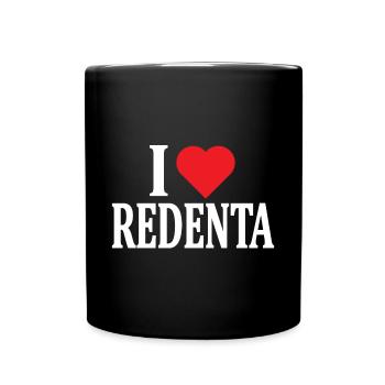 t-shirt j’aime Redenta t-shirt idée cadeau - Mug uni - noir - Devant