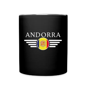 Andorra T-Shirt: Culture, Elegance - Full Colour Mug - black - Front