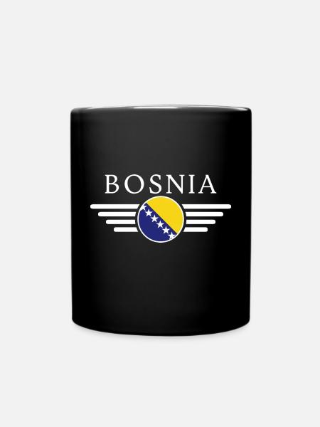 Bosnien T-Shirt: Vielfalt vereint auf einem Shirt - Tasse einfarbig - Schwarz