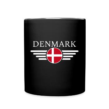 T-shirt Danemark : Style, Hygge, Magie côtière - Mug uni - noir - Devant