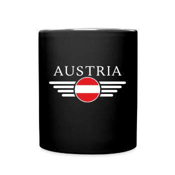 Österreich T-Shirt: Kultur, Walzer - Tasse einfarbig - Schwarz - Vorne
