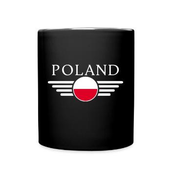 Polen T-Shirt: Geschichte, Kultur, Herzlichkeit - Tasse einfarbig - Schwarz - Vorne