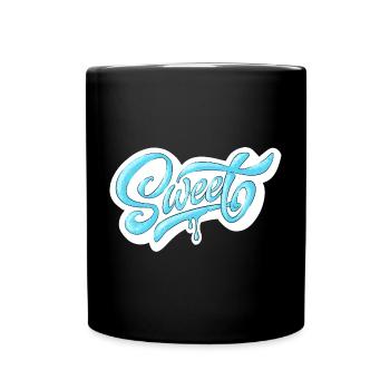 Kalt süß Drehbuch-Design - Tasse einfarbig - Schwarz - Vorne