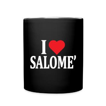 T-Shirt I love Salome T-Shirt Geschenkidee - Tasse einfarbig - Schwarz - Vorne