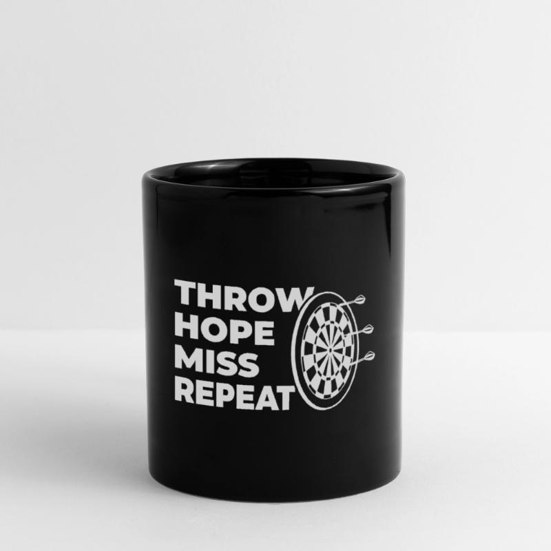 throwing, hoping, missing, repeating Full Colour Mug