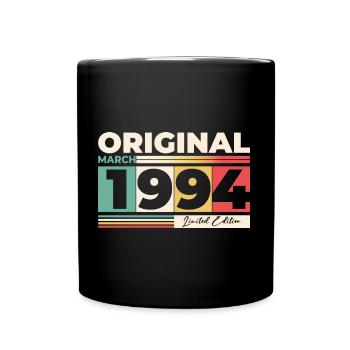 30e anniversaire mars millésime 1994 édition limitée - Mug uni - noir - Devant