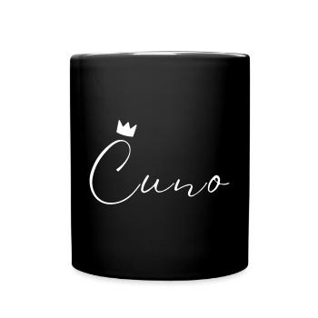 Cuno Name König T-Shirt Geschenk Männer - Tasse einfarbig - Schwarz - Vorne
