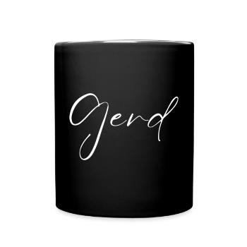 Gerd Name T-Shirt Geschenk Für Männer - Tasse einfarbig - Schwarz - Vorne