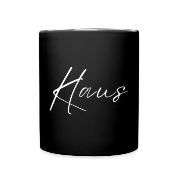 Klaus Name T-Shirt Gift for Men - Full Colour Mug - black - Front