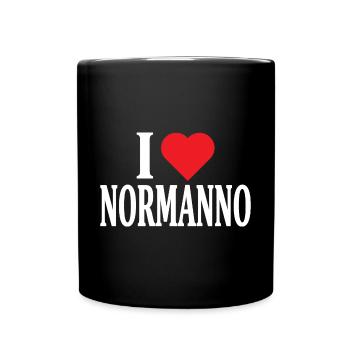 T-Shirt Ich liebe Norman T-Shirt Geschenkidee - Tasse einfarbig - Schwarz - Vorne