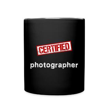 Photograph - Tasse einfarbig - Schwarz - Vorne