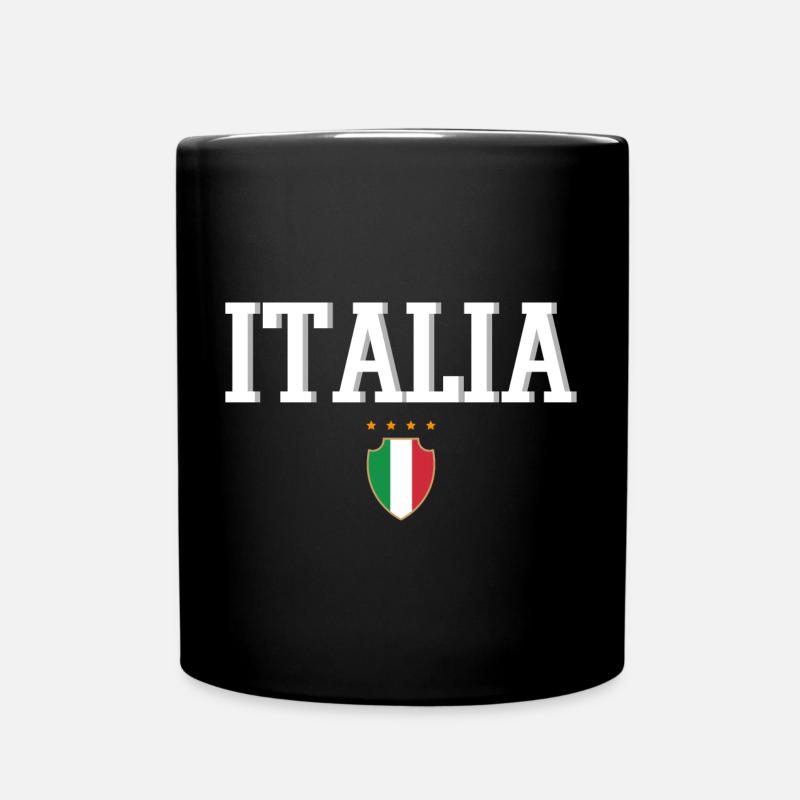 Italien - Tasse einfarbig - Schwarz