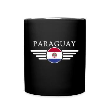 J’aime le Paraguay, T-shirt design de style élégance - Mug uni - noir - Devant