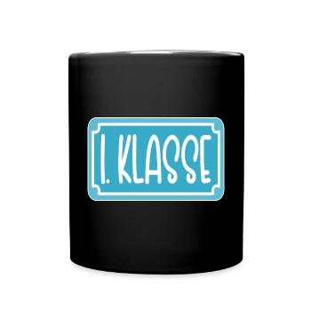 EINSCHULUNG 1. KLASSE - Tasse einfarbig - Schwarz - Vorne