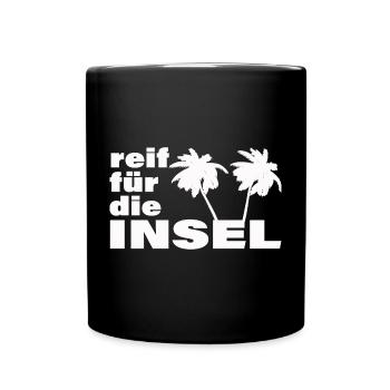 REIF FÜR DIE INSEL - Tasse einfarbig - Schwarz - Vorne