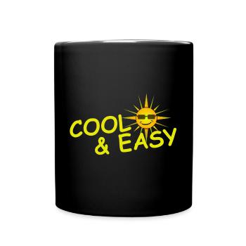 COOL & EASY - Full Colour Mug - black - Front