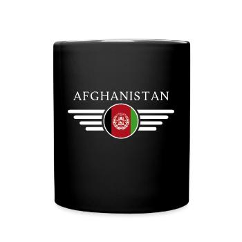 J’aime l’Afghanistan, T-shirt design de style élégance - Mug uni - noir - Devant