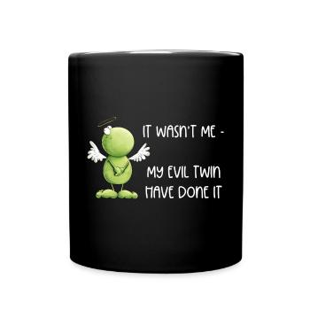 Frog Angel Innocence - Full Colour Mug - black - Front