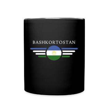 I Love Bashkortostan, T-shirt et tenue design - Mug uni - noir - Devant
