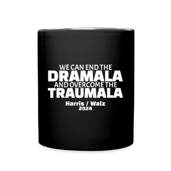 Ensemble, nous pouvons mettre fin au drame et au traumatisme - Mug uni - noir - Devant
