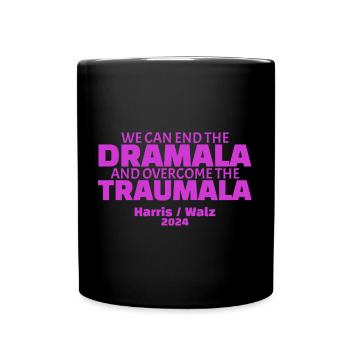 Ensemble, nous pouvons mettre fin au drame et au traumatisme - Mug uni - noir - Devant