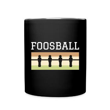 Foosball retro - Full Colour Mug - black - Front