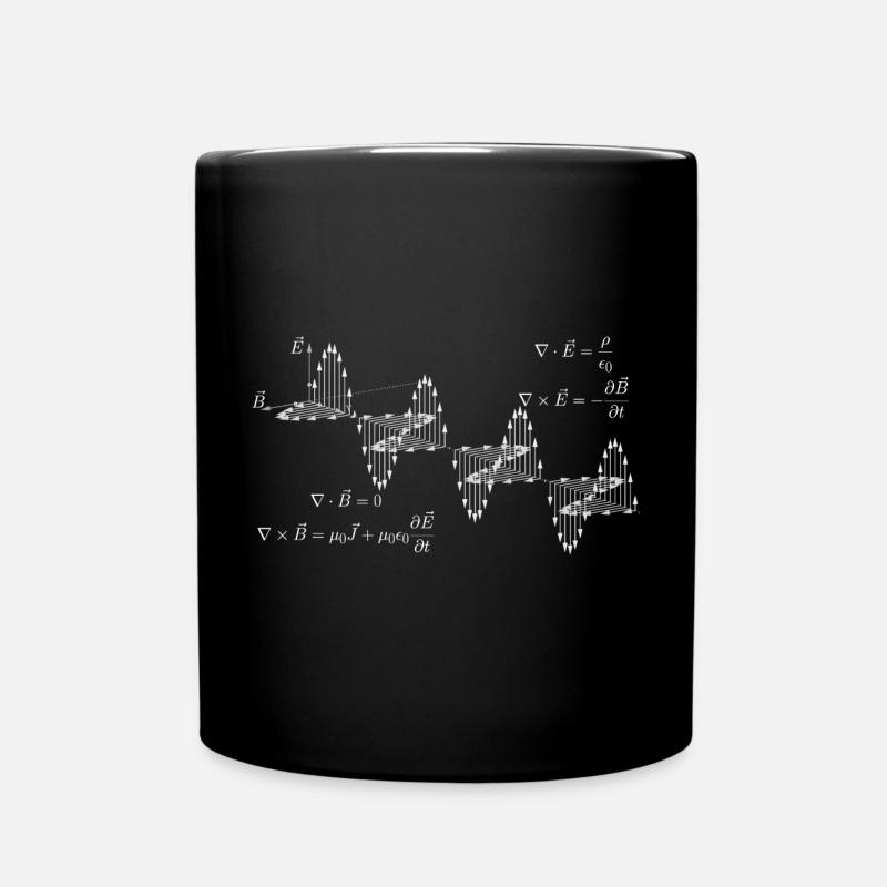 Maxwell's equations - Full Colour Mug - black