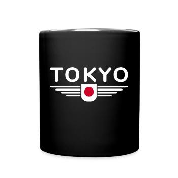 Tokyo Japon Fan Outfit T Shirt Design - Mug uni - noir - Devant