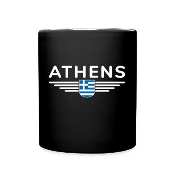T-shirt Athens Fan au design élégant - Mug uni - noir - Devant