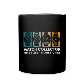 Armbanduhr Lifestyle Wertvoll Wertanlage - Tasse einfarbig - Schwarz - Vorne