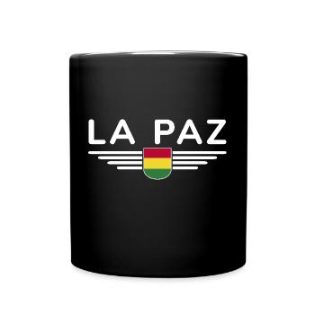 La Paz Bolivia Fans T-Shirt Design - Mug uni - noir - Devant