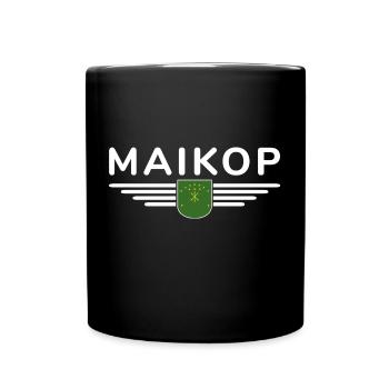 Maikop Design – For fans of the capital city of Adygea - Full Colour Mug - black - Front