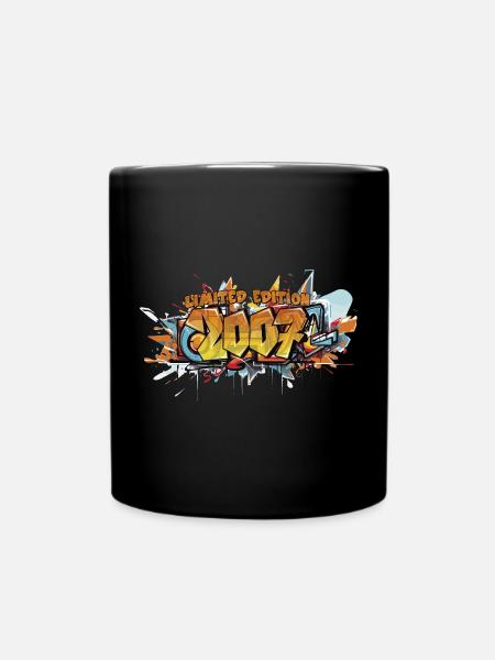 Limited 2007 Graffity 19.Geburtstag Geschenk - Tasse einfarbig - Schwarz