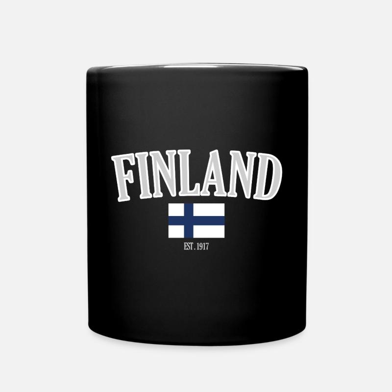 Finnland seit 1917 - Tasse einfarbig - Schwarz