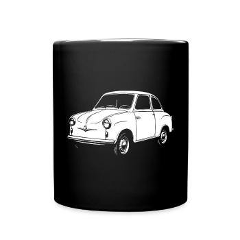 Ballon culte sur roues - Mug uni - noir - Devant